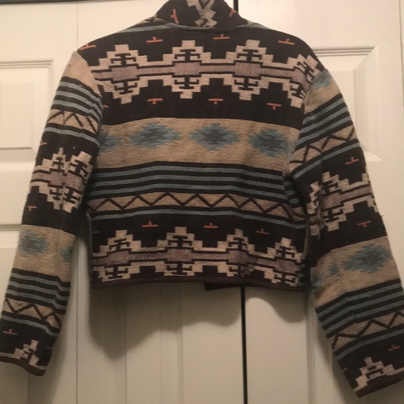 Free People Multicolor Patterned Jean Jacket - Picture 3 of 7